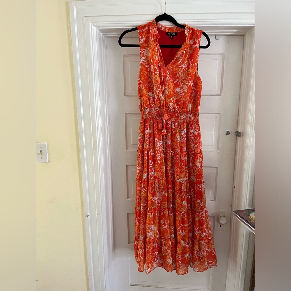 floral tiered maxi dress 1. state